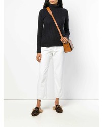 N.Peal Cable Knit Roll Neck Sweater