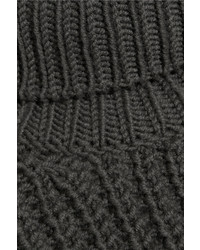 Rick Owens Chunky Knit Wool Turtleneck Sweater