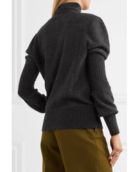 Lemaire Knitted Turtleneck Sweater Anthracite