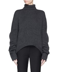 Ellery Mia Wool Knit Turtleneck Oversize Sweater