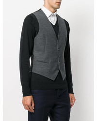 Tagliatore Knitted Buttoned Waistcoat