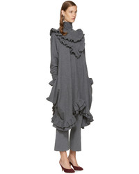 Stella McCartney Grey Knit Frills Dress