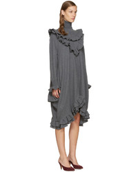Stella McCartney Grey Knit Frills Dress