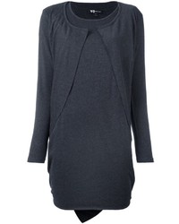 Y-3 Overlay Detail Knitted Dress