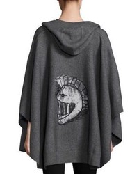 Burberry Henry Moore Knit Wool Cashmere Poncho