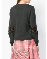 See by Chloe See By Chlo Lace Panel Sweater