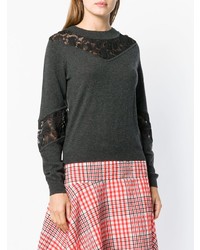 See by Chloe See By Chlo Lace Panel Sweater