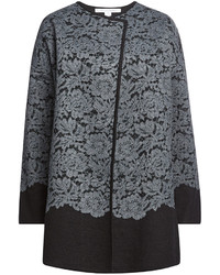 Diane von Furstenberg Merino Wool Jacket With Lace