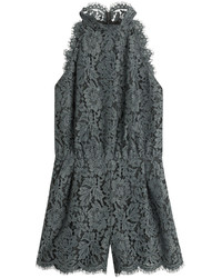 Charcoal Lace Playsuit