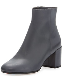 Vince Blakely Leather Ankle Boot Pewter