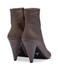 Prada Conical Heel Ankle Boots