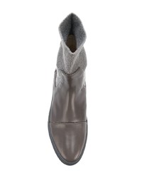 Fabiana Filippi Embellished Mid Calf Boots