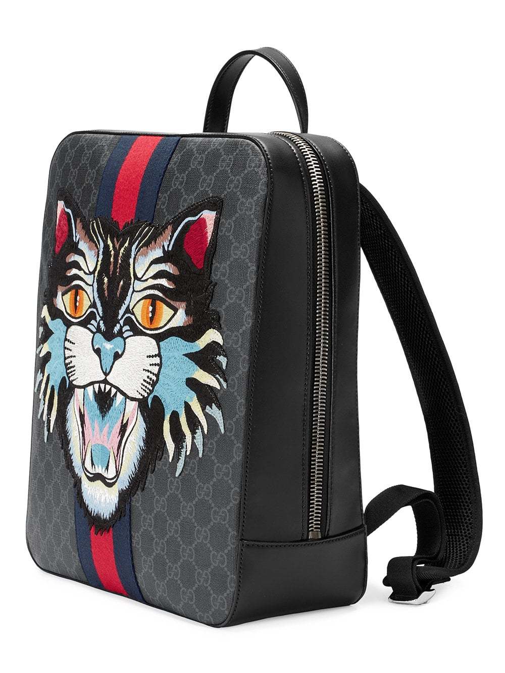 Gucci Gg Supreme With Angry Cat, $1,796 | farfetch.com |