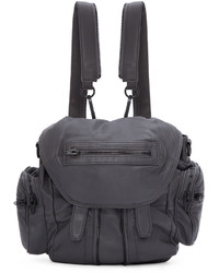 Alexander Wang Grey Leather Mini Marti Backpack