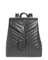 Saint Laurent Medium Loulou Calfskin Leather Backpack