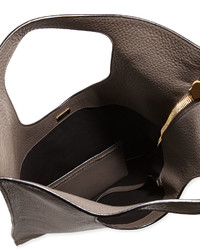 Tom Ford Alix Leather Padlock Zip Fold Over Bag