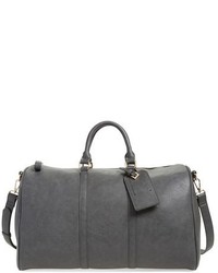Sole Society Cassidy Faux Leather Duffel Bag Brown