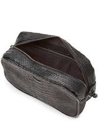 Zadig & Voltaire Embossed Leather Shoulder Bag