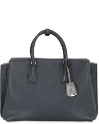 MCM Medium Milla Leather Top Handle Bag