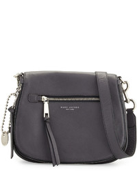 Marc Jacobs Recruit Leather Saddle Bag Shadow