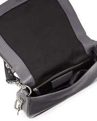 Marc Jacobs Recruit Leather Saddle Bag Shadow