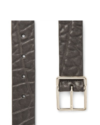 Paul Smith 25cm Grey Grained Leather Belt