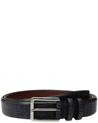 Torino Leather Co. 35mm Italian Brushed Gator Tail Embossed Calf Belts