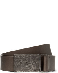 Maison Margiela 3cm Grey Leather Belt