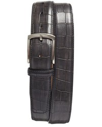 Magnanni Alligator Embossed Leather Belt