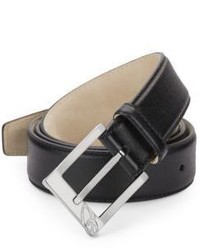 Brioni Saffiano Leather Belt