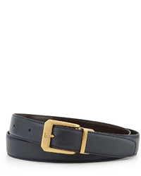 Dunhill Reversible Belt With 18k Brass Buckle