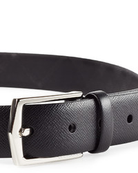 Burberry Textured Leather Belt