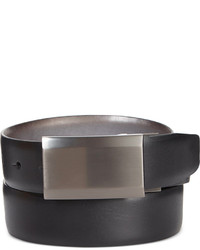 Ryan Seacrest Distinction Tuscan Leather Plaque Reversible Belt