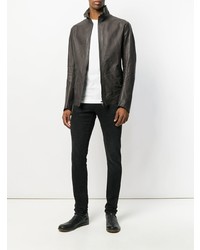 Isaac Sellam Experience Zipped Leather Jacket