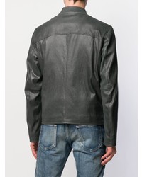 Drome Zipped Leather Jacket