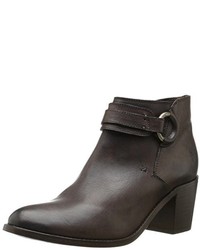 Charcoal Leather Boots
