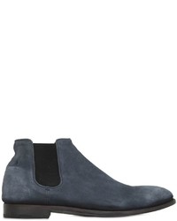 Alberto Fasciani Washed Leather Ankle Boots