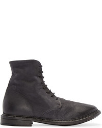 Marsèll Black Leather Ankle Boots