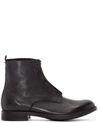 Diesel Black Leather D Dokey Neo Boots