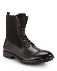 To Boot New York Edwards Shearling Lined Leather Boots