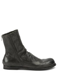 Officine Creative Back Zip Ankle Boots