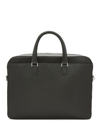 Paul Smith Grey Leather Folio Briefcase