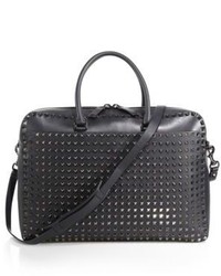 Valentino Studded Leather Briefcase