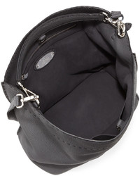 Fendi Large Bucket Hobo Bag Dark Gray