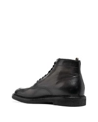 Officine Creative Brushed Lace Up Ankle Boots