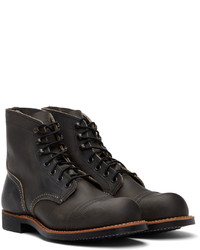 Red Wing Heritage Grey Iron Ranger Boots
