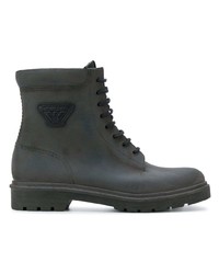 Armani Jeans Lace Up Ankle Boots