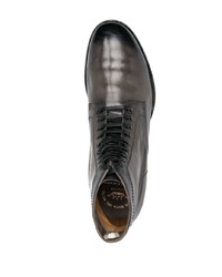 Officine Creative Leather Lace Up Boots