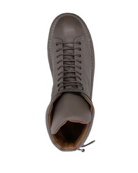 Marsèll Round Toe 30mm Lace Up Leather Boots