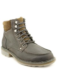 Skechers Pemex Metson Gray Leather Casual Boots Uk 95